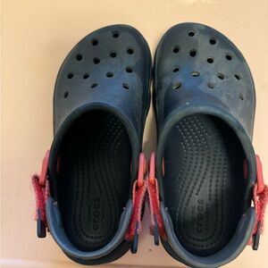 Boys CROCS- All-Terrain, blue and red